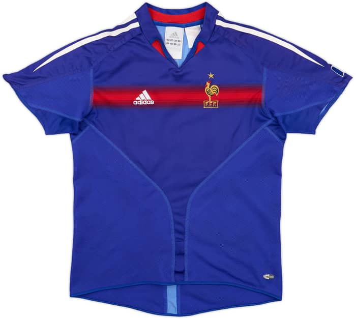 2004-06 France Home Shirt Zidane #10 - 9/10 - (M.Boys)