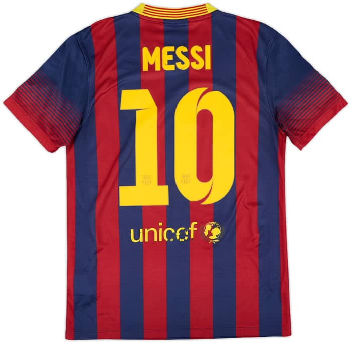 2013-14 Barcelona Home Shirt Messi #10 - 5/10 - (S)