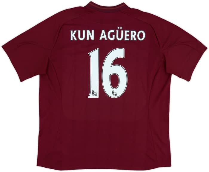 2012-13 Manchester City Away Shirt Kun Aguero #16 - 6/10 - (XXL)