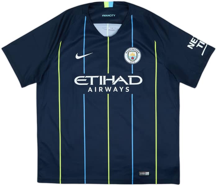 2018-19 Manchester City Away Shirt De Bruyne #17 - 10/10 - (XL)