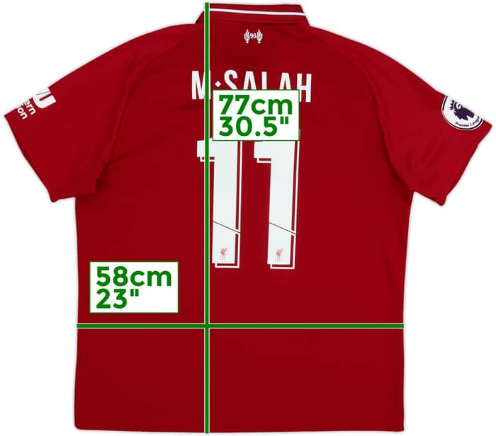 2018-19 Liverpool Home Shirt M.Salah #11 - 6/10 - (XL)