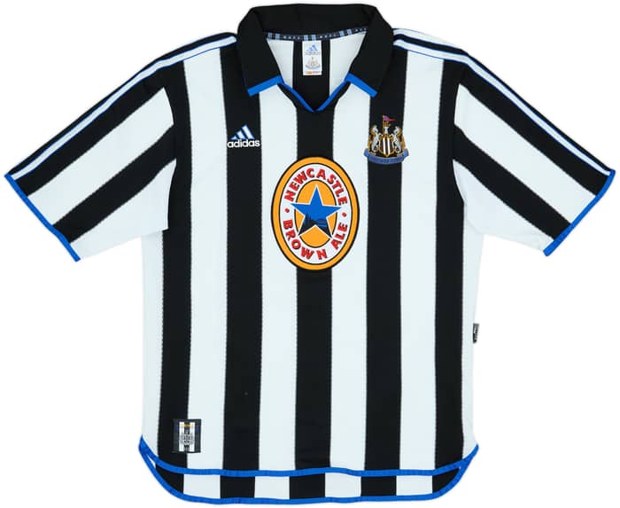 1999-00 Newcastle Home Shirt Shearer #9 - 7/10 - (L)