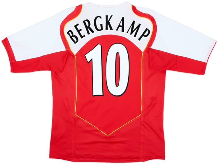 2004-05 Arsenal Home Shirt Bergkamp #10 - 8/10 - (L)