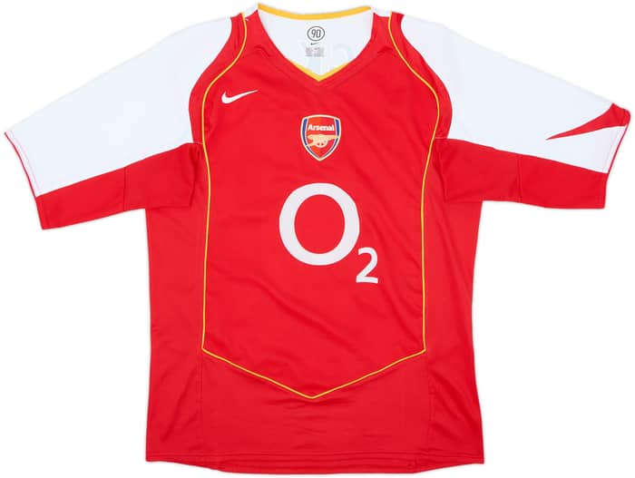 2004-05 Arsenal Home Shirt Bergkamp #10 - 8/10 - (L)