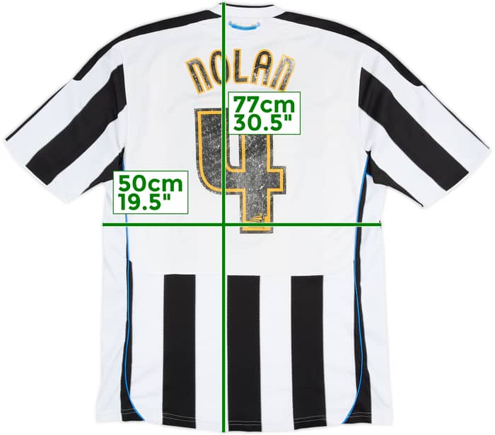 2009-10 Newcastle Home Shirt Nolan #4 - 5/10 - (M)