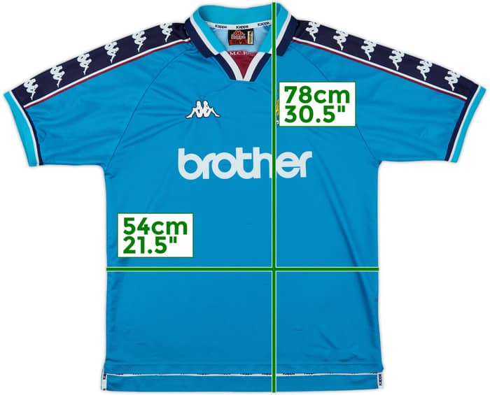 1997-99 Manchester City Home Shirt - 6/10 - (L)