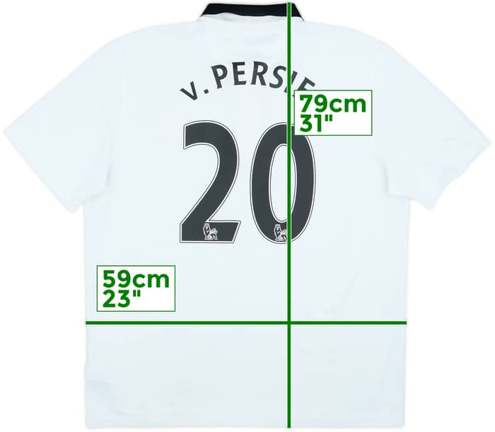 2014-15 Manchester United Away Shirt v.Persie #20 - 5/10 - (XL)