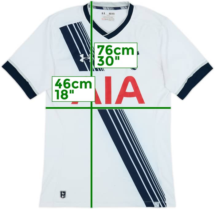 2015-16 Tottenham Home Shirt - 4/10 - (M)