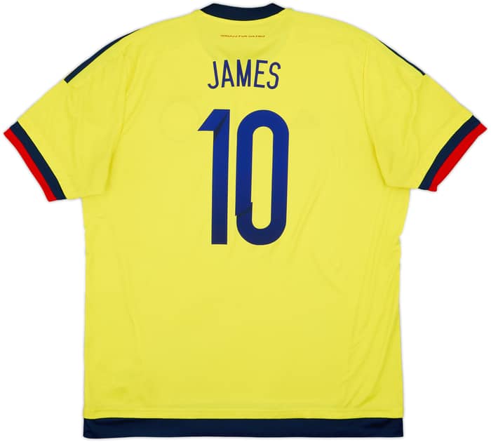 2015 Colombia Copa America Home Shirt James #10 - 6/10 - (XL)