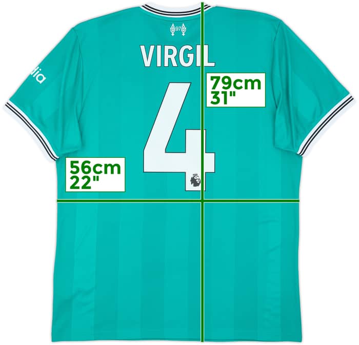 2025-26 Liverpool Third Shirt Virgil #4 - 10/10 - (L)