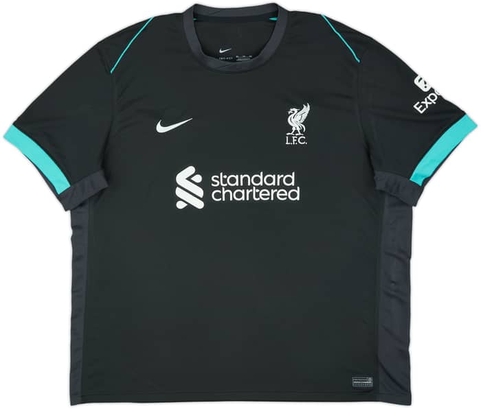 2024-25 Liverpool Away Shirt Virgil #4 - 9/10 - (XXL)
