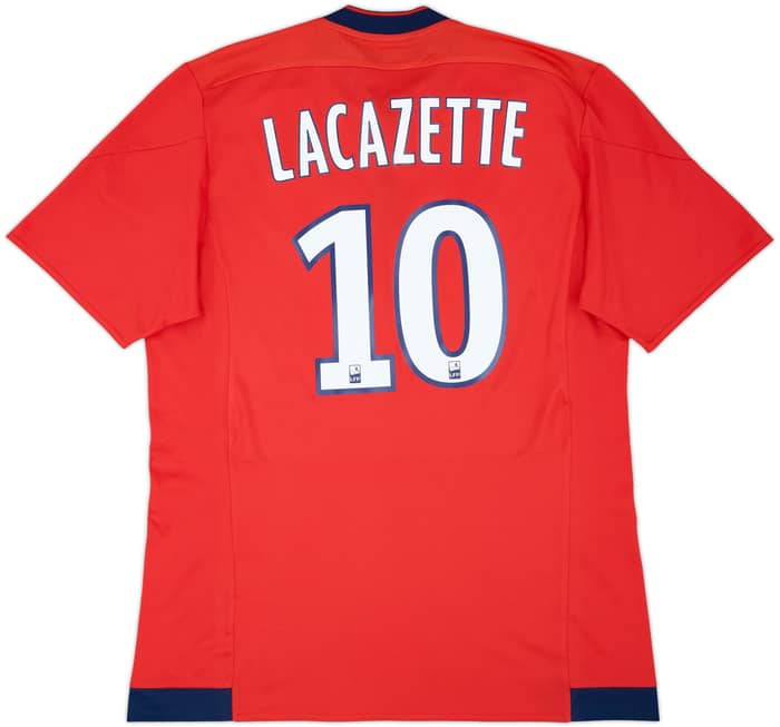 2015-16 Lyon Away Shirt Lacazette #10 - 8/10 - (L)