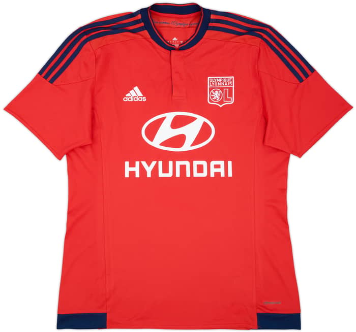 2015-16 Lyon Away Shirt Lacazette #10 - 8/10 - (L)