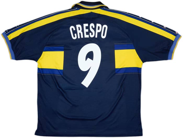 1999-00 Parma Away Shirt Crespo #9 - 7/10 - (L)