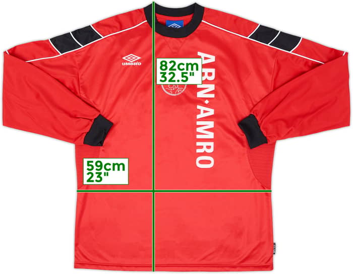 1998-99 Ajax Umbro Training L/S Shirt - 9/10 - (XL)