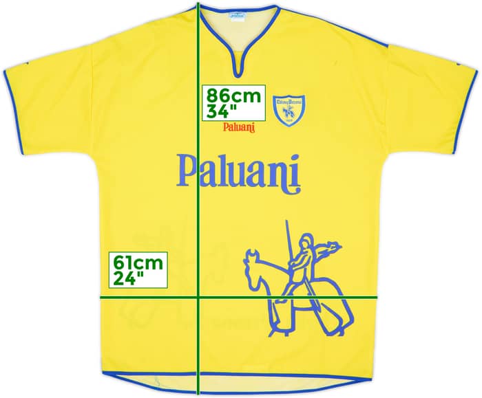 2001-02 Chievo Verona Home Shirt - 7/10 - (XL)