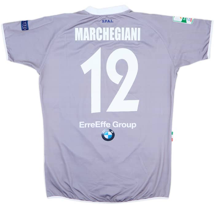 2016-17 SPAL Match Issue Third/GK Shirt Marchegiani #12