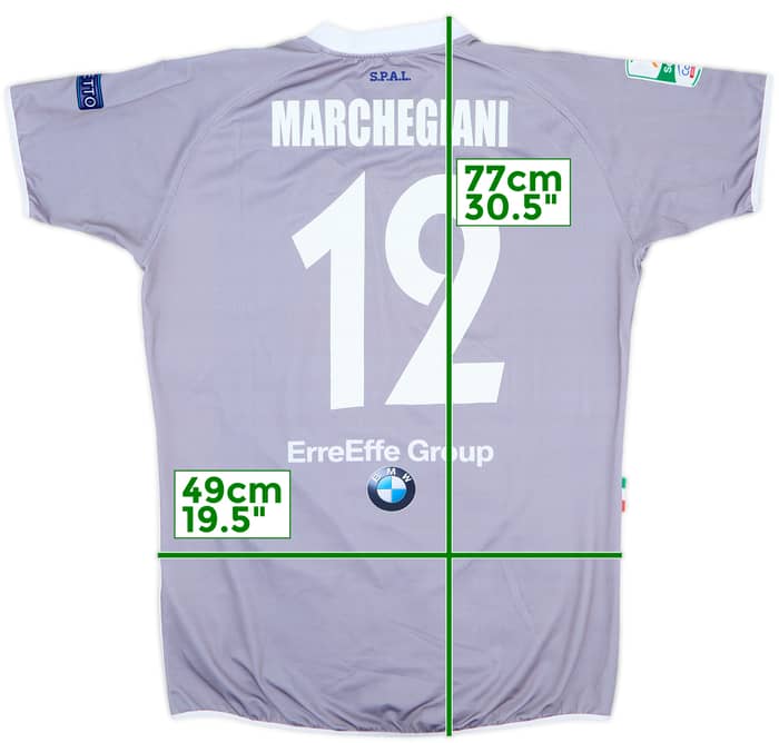 2016-17 SPAL Match Issue Third/GK Shirt Marchegiani #12