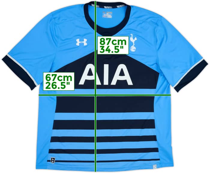 2015-16 Tottenham Away Shirt - 9/10 - (4XL)