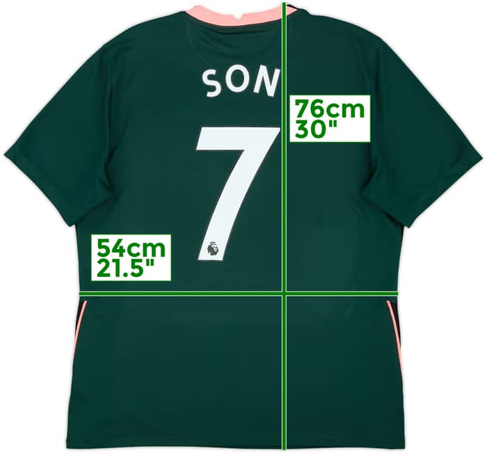 2020-21 Tottenham Away Shirt Son #7 - 8/10 - (L)