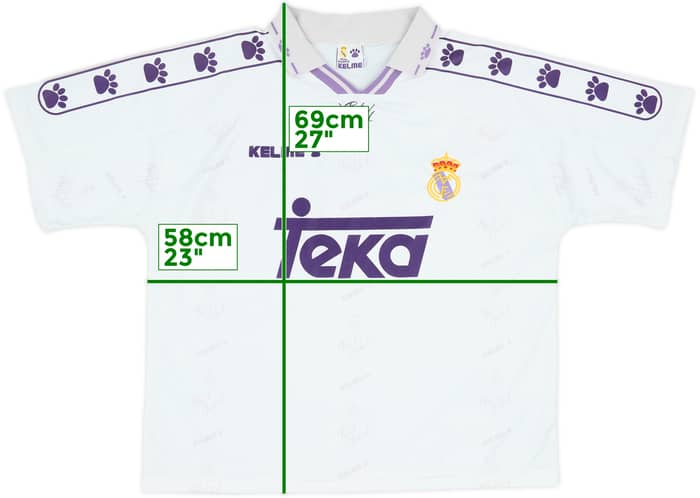 1994-96 Real Madrid Home Shirt - 5/10 - (XL)