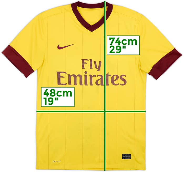 2010-13 Arsenal Away Shirt - 4/10 - (S)