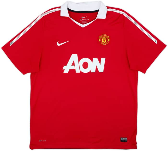2010-11 Manchester United Home Shirt Berbatov #9 - 6/10 - (XL)