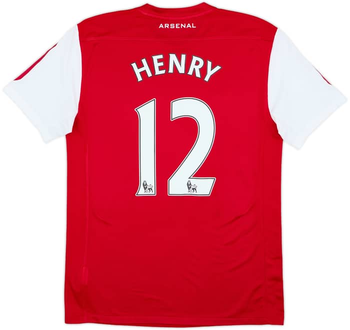 2011-12 Arsenal Home Shirt Henry #12 - 6/10 - (M)
