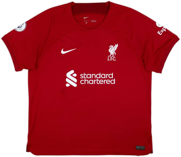 2022-23 Liverpool Home Shirt M.Salah #11 - 6/10 - (XL)