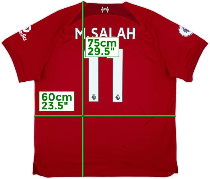 2022-23 Liverpool Home Shirt M.Salah #11 - 6/10 - (XL)