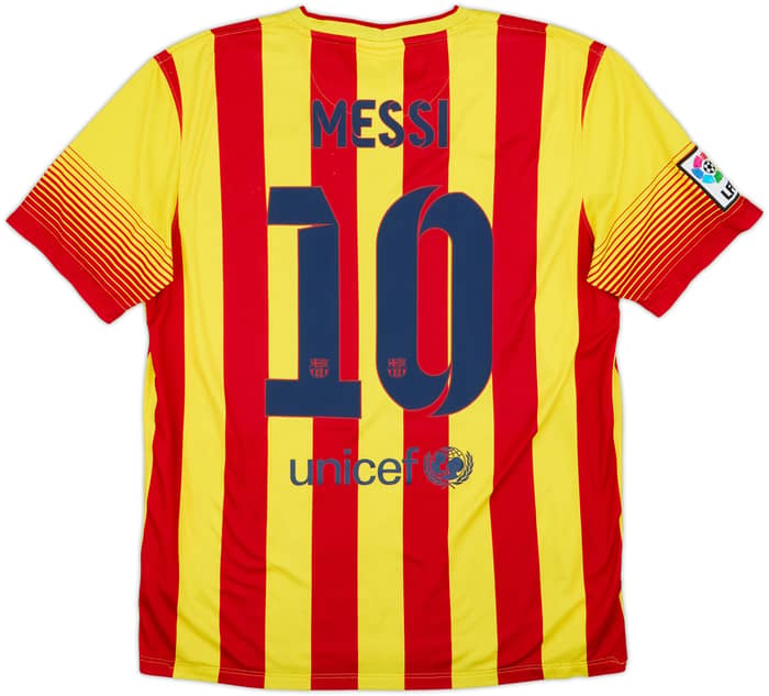2013-15 Barcelona Away Shirt Messi #10 - 6/10 - (L)