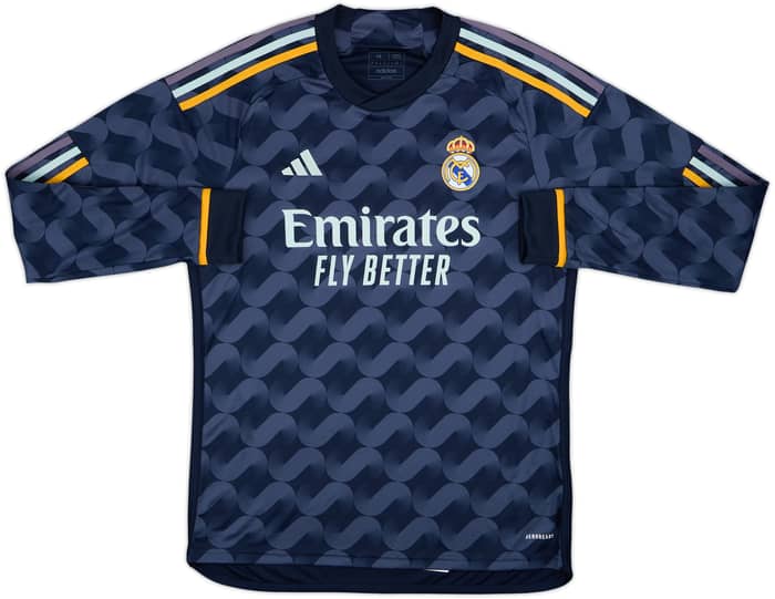 2023-24 Real Madrid Away L/S Shirt Bellingham #5 - 10/10 - (M)
