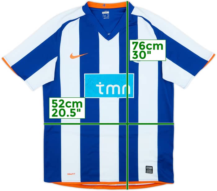 2008-09 Porto Camiseta de local - 4/10 - (M)