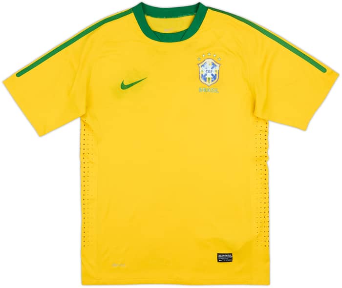 2010-11 Brazil Player Issue Home Shirt - 4/10 - (L)