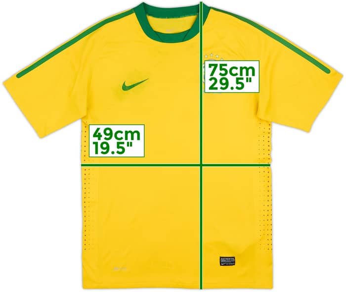 2010-11 Brazil Player Issue Home Shirt - 4/10 - (L)