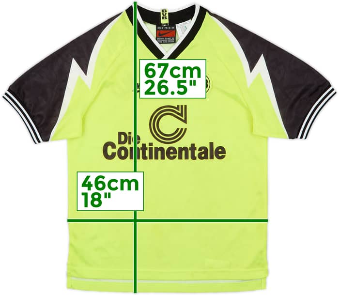 1995-96 Borussia Dortmund Home Shirt - 7/10 - (13-14 Years)