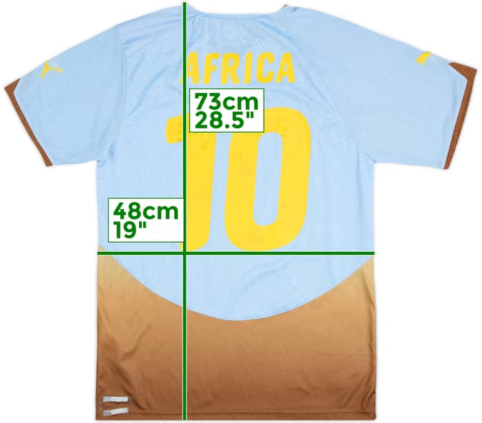 2010-11 África Unidad Edición Especial Tercera Camiseta África #10 - 6/10 - (M)