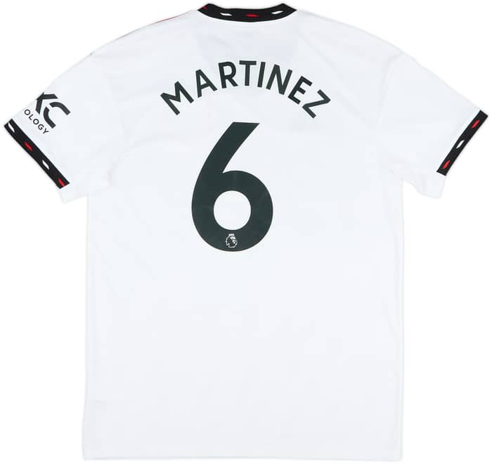 2022-23 Manchester United Away Shirt Martinez #6 - 10/10 - (L)