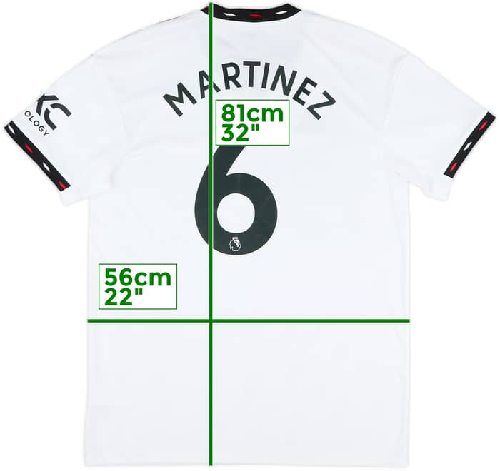 2022-23 Manchester United Away Shirt Martinez #6 - 10/10 - (L)