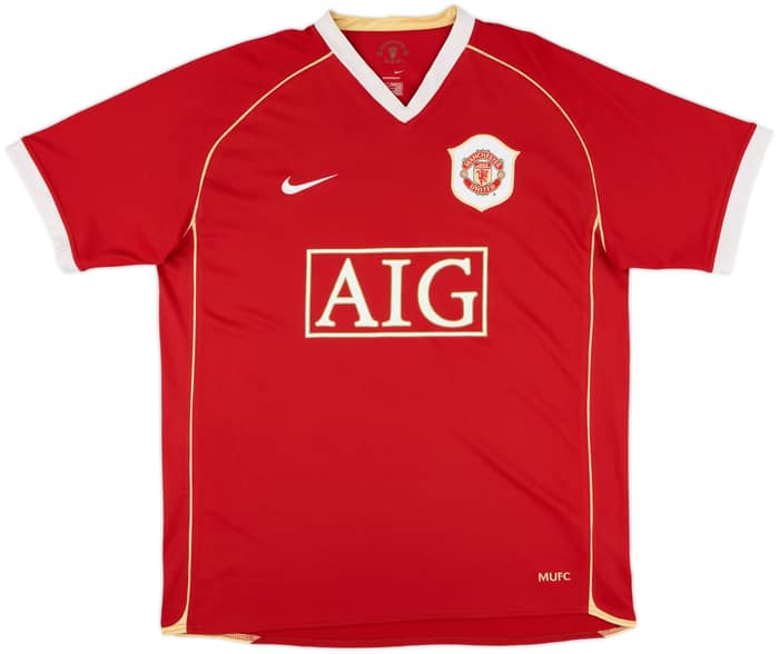 2006-07 Manchester United Home Shirt Ronaldo #7 - 9/10 - (L)