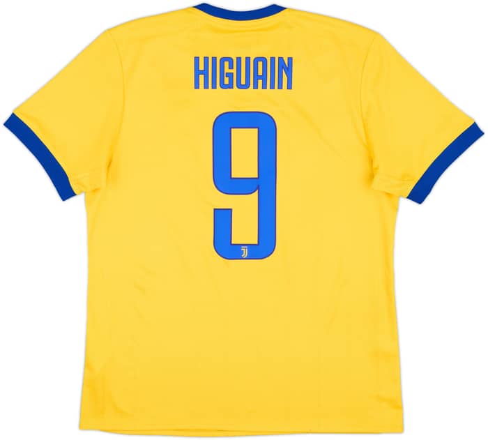 2017-18 Juventus Away Shirt Higuain #9 - 8/10 - (L)