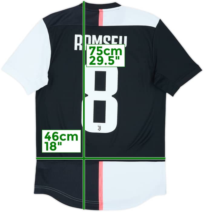 2019-20 Juventus Authentic Home Shirt Ramsey #8 - 8/10 - (S)