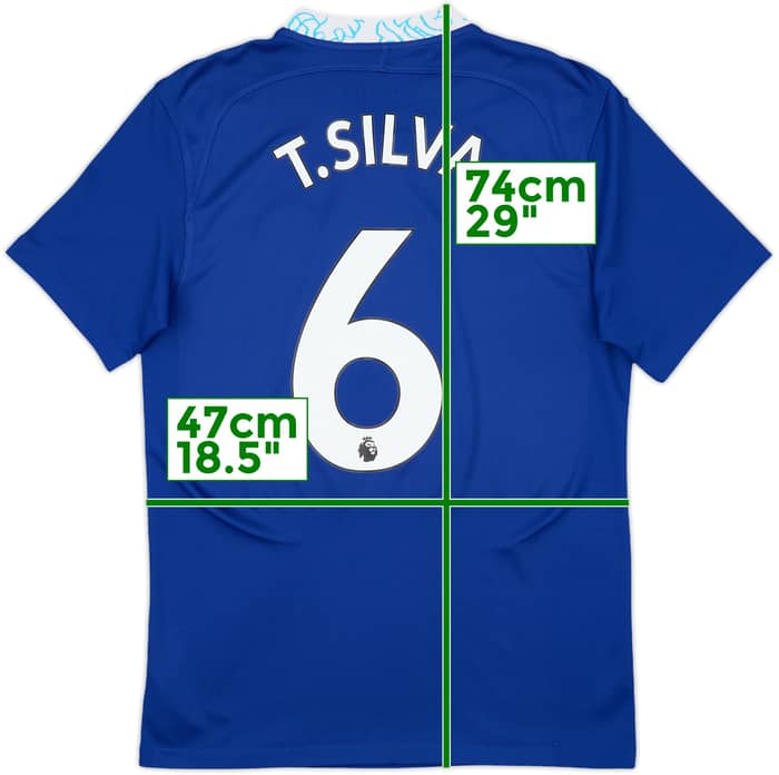 2022-23 Chelsea Home Shirt T.Silva #6 - 6/10 - (S)