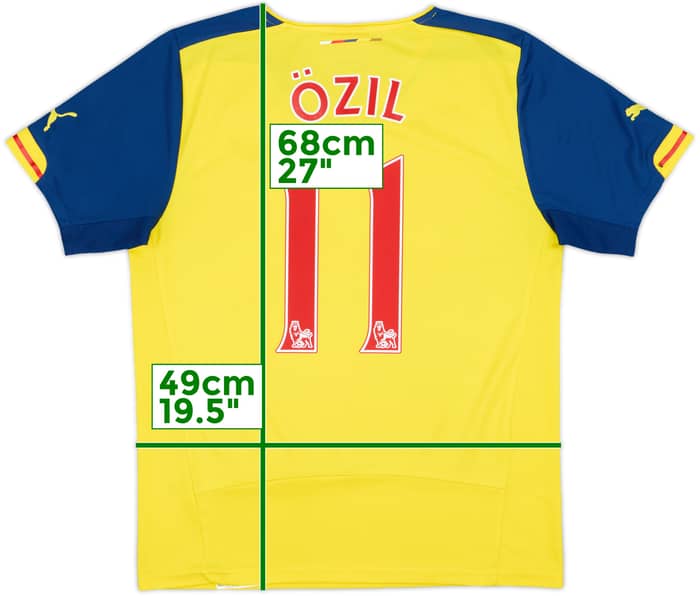 2014-15 Arsenal Away Shirt Ozil #11 - 7/10 - (S)