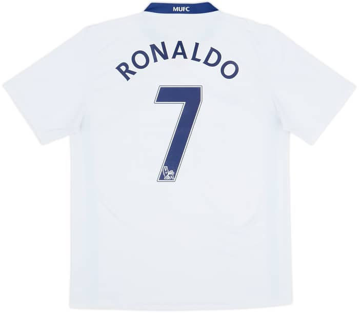 2008-10 Manchester United Camiseta de visitante Ronaldo #7 - 5/10 - (M)