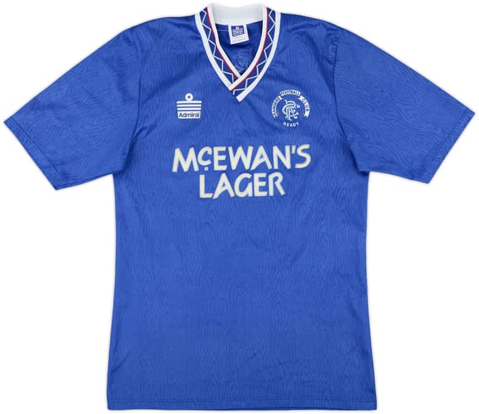 1990-92 Rangers Home Shirt - 8/10 - (S)