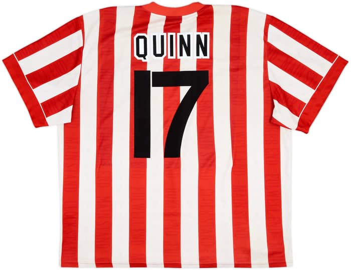 1996-97 Sunderland Home Shirt Quinn #17 - 7/10 - (XXL)