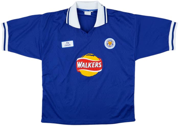 1998-00 Leicester Home Shirt Savage #14 - 9/10 - (L)