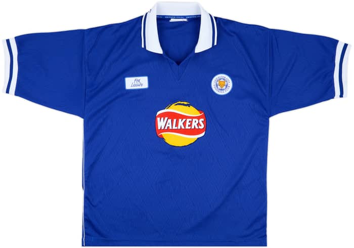 1998-00 Leicester Home Shirt Savage #14 - 9/10 - (L)