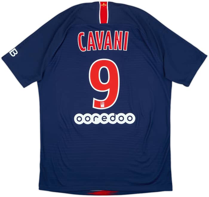 2018-19 Paris Saint-Germain Player Issue Home Shirt Cavani #9 - 9/10 - (L)